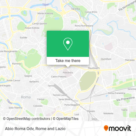 Abio Roma Odv map