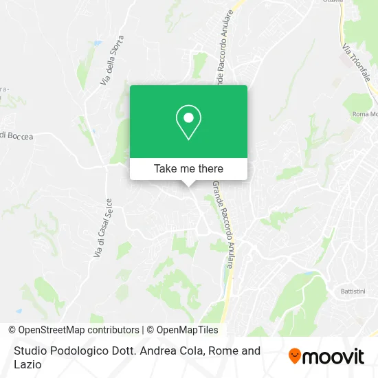Studio Podologico Dott. Andrea Cola map