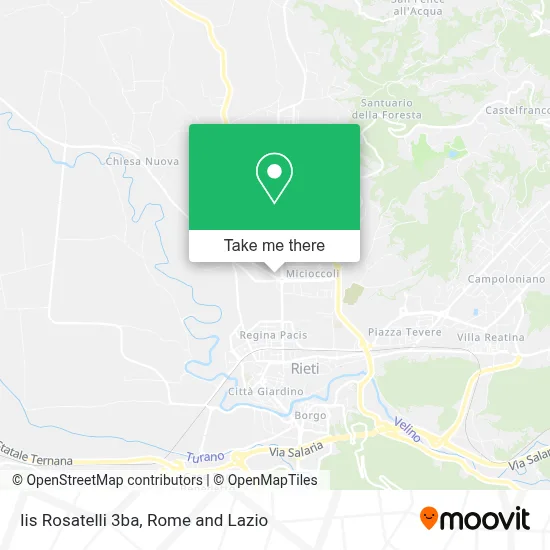 Iis Rosatelli 3ba map