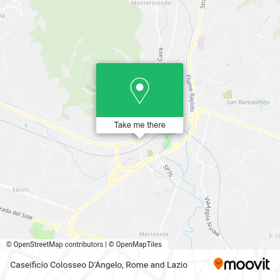 Caseificio Colosseo D'Angelo map