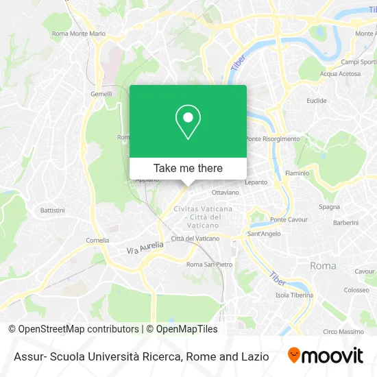 Assur- Scuola Università Ricerca map