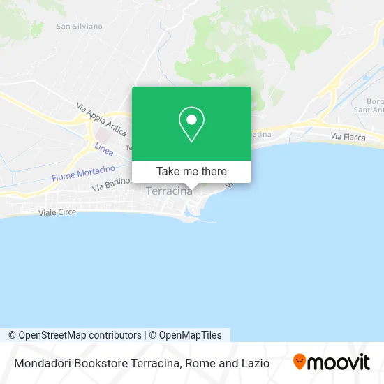 Mondadori Bookstore Terracina map