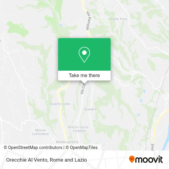 Orecchie Al Vento map