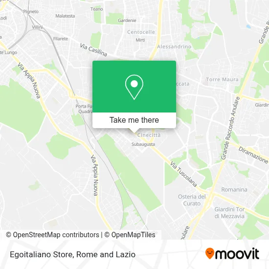 Egoitaliano Store map