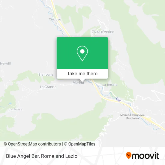 Blue Angel Bar map