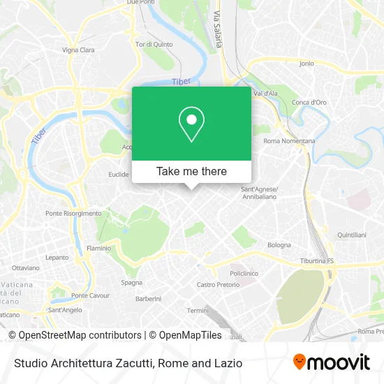 Studio Architettura Zacutti map