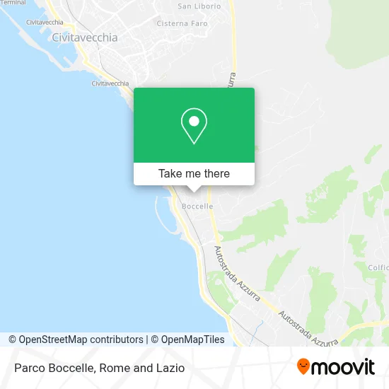 Parco Boccelle map