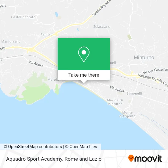 Aquadro Sport Academy map