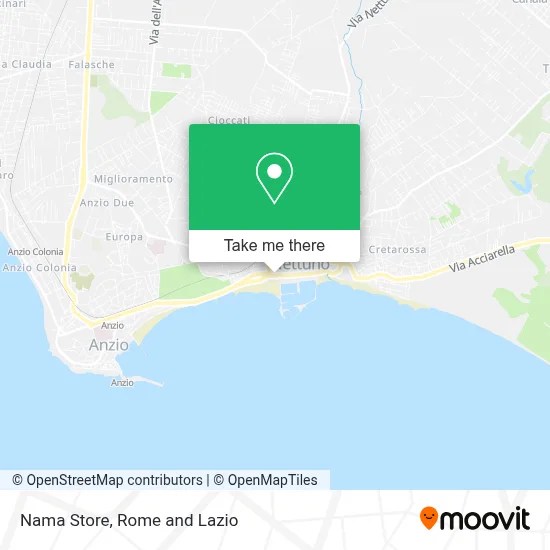 Nama Store map