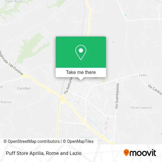 Puff Store Aprilia map