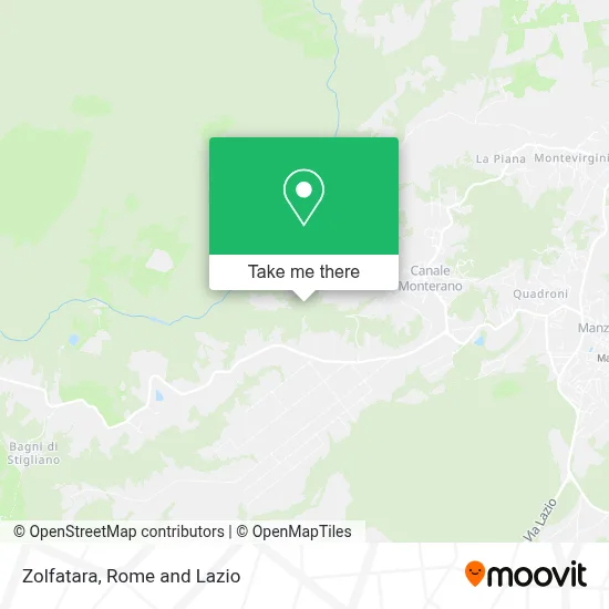 Zolfatara map