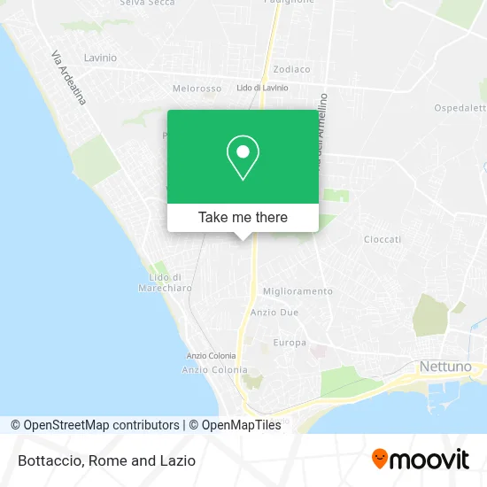Bottaccio map