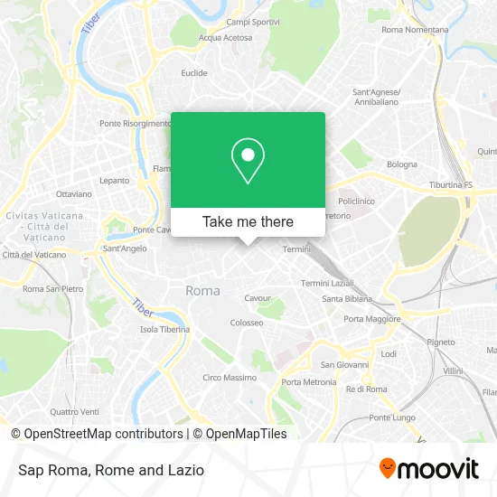 Sap Roma map