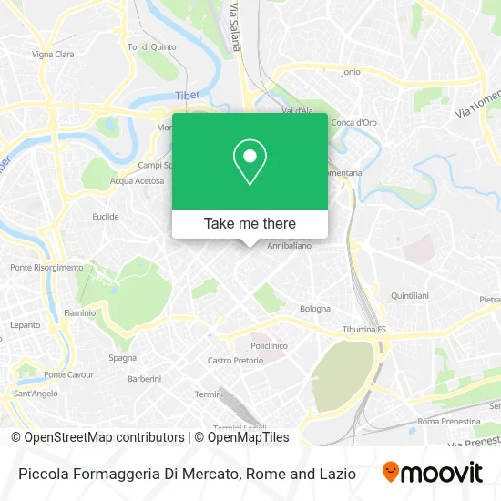 Piccola Formaggeria Di Mercato map