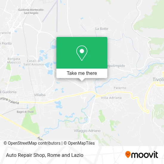 Auto Repair Shop map