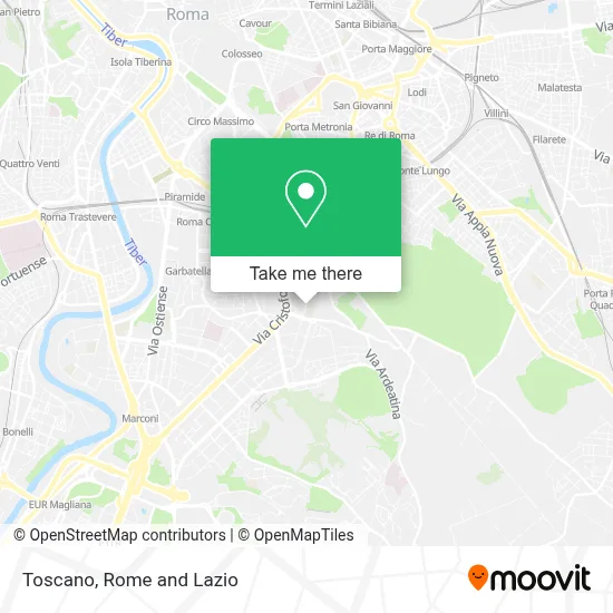 Toscano map