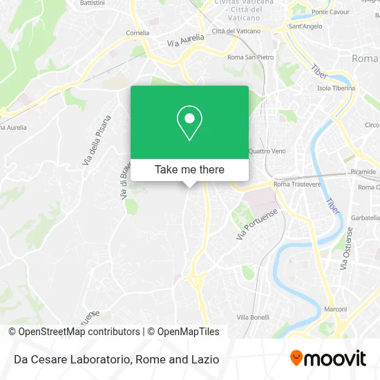 Da Cesare Laboratorio map