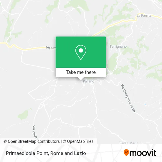Primaedicola Point map