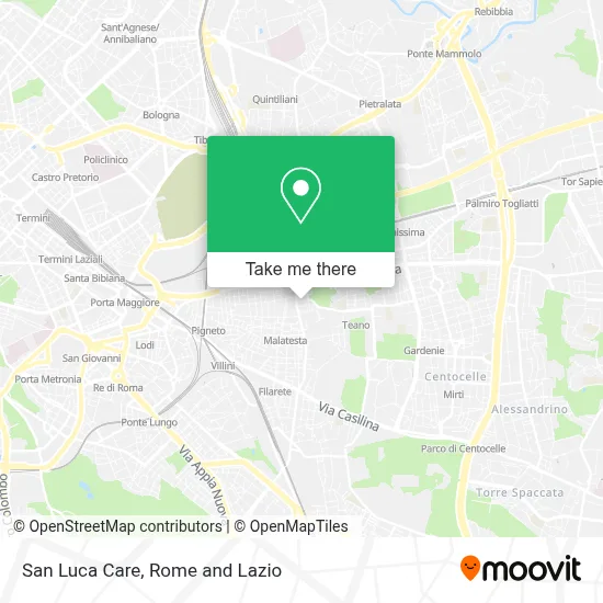 San Luca Care map