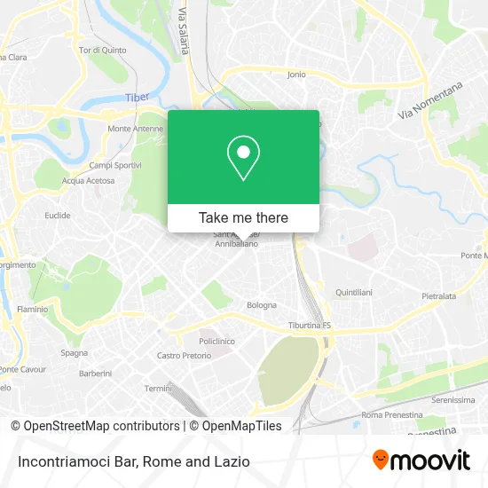 Incontriamoci Bar map