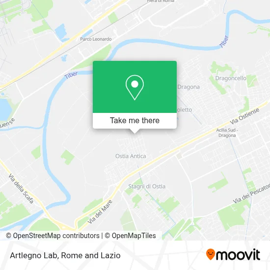 Artlegno Lab map