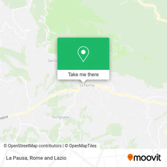 La Pausa map