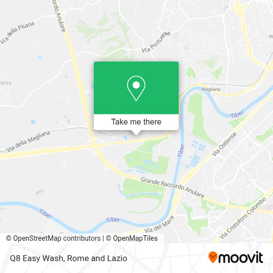 Q8 Easy Wash map