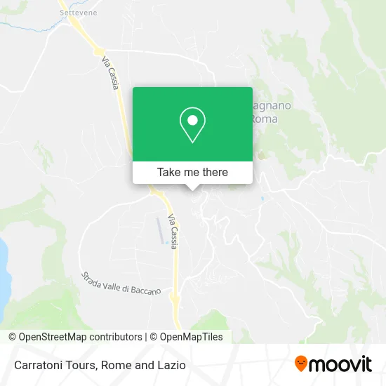 Carratoni Tours map