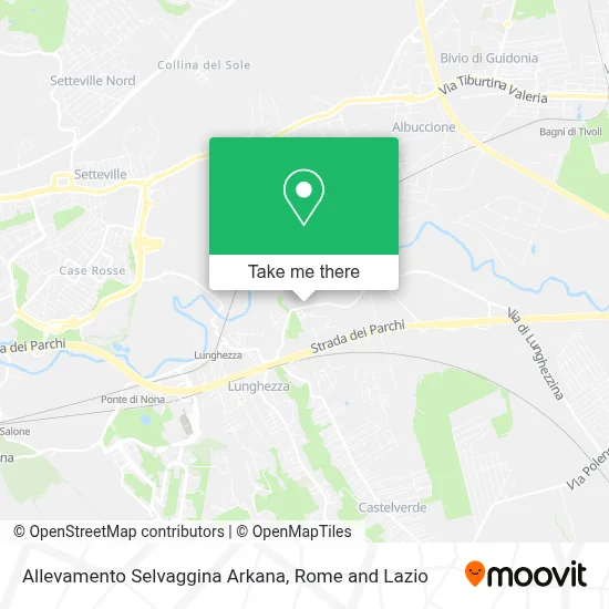 Allevamento Selvaggina Arkana map