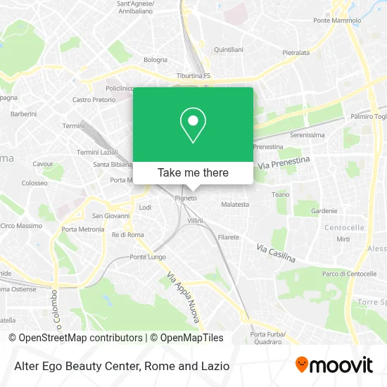 Alter Ego Beauty Center map