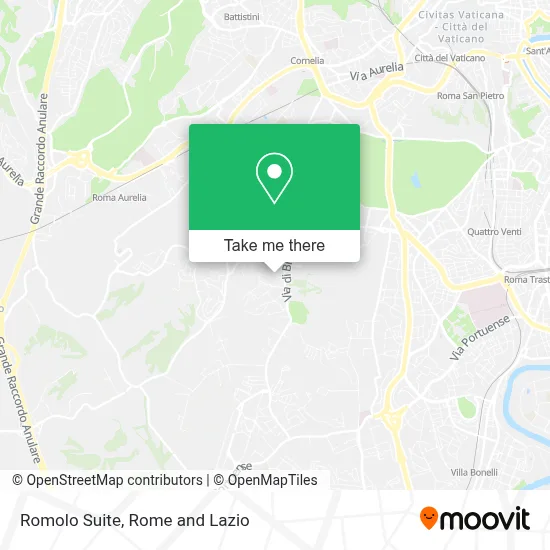 Romolo Suite map