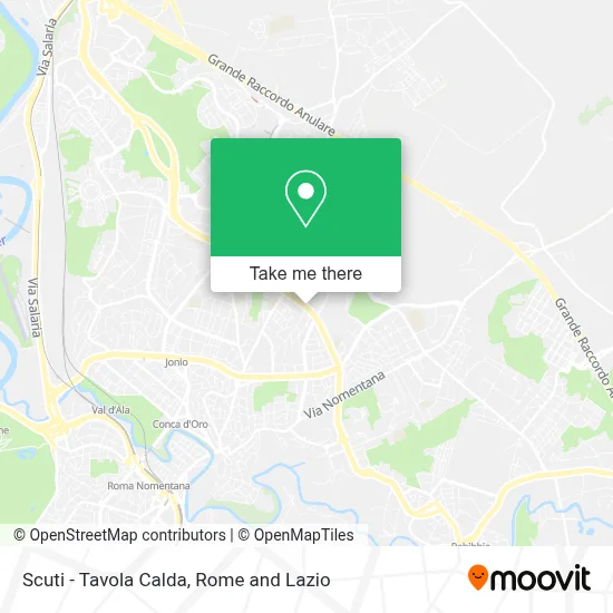 Scuti - Tavola Calda map
