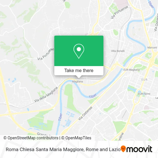 Roma Chiesa Santa Maria Maggiore map