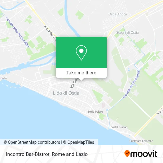 Incontro Bar-Bistrot map