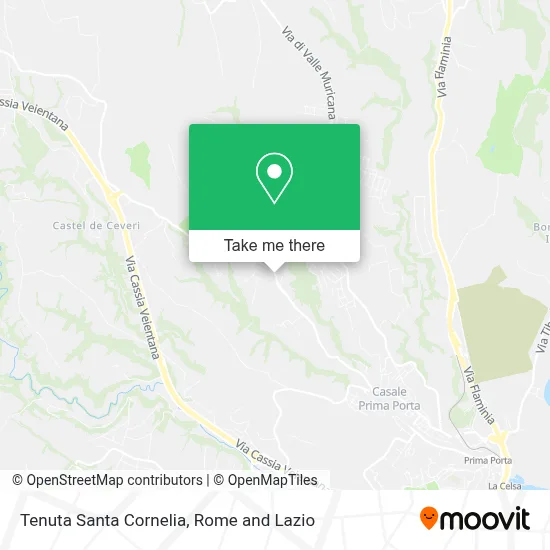Tenuta Santa Cornelia map