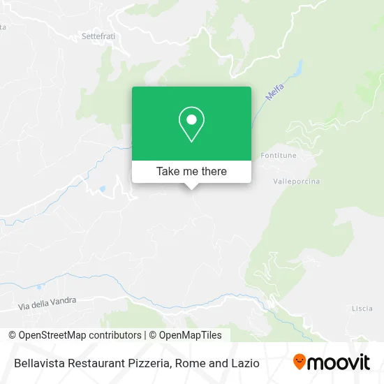 Bellavista Restaurant Pizzeria map