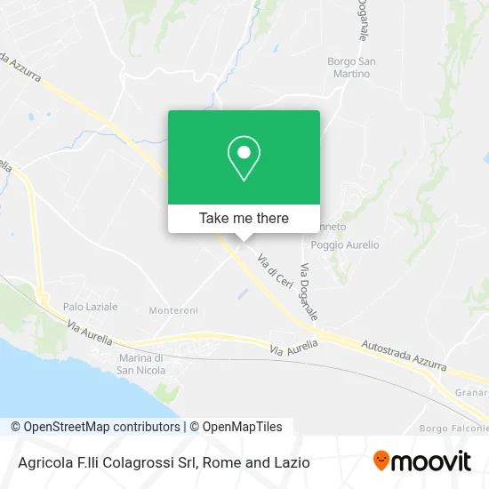 Agricola F.lli Colagrossi Srl map