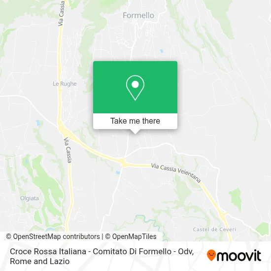 Croce Rossa Italiana - Comitato Di Formello - Odv map