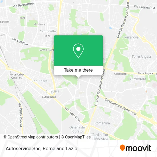 Autoservice Snc map