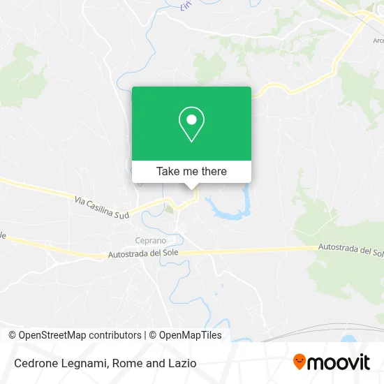 Cedrone Legnami map