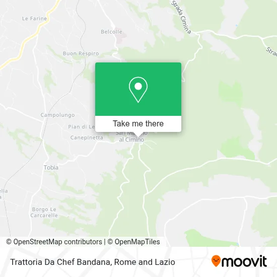 Trattoria Da Chef Bandana map