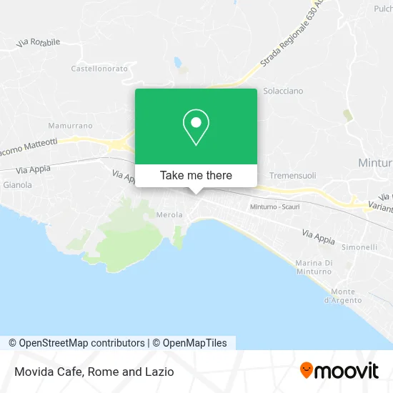 Movida Cafe map