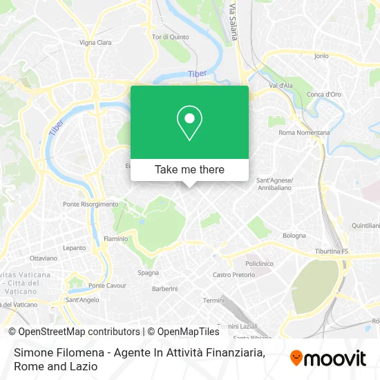 Simone Filomena - Agente In Attività Finanziaria map