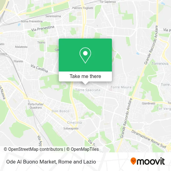 Ode Al Buono Market map
