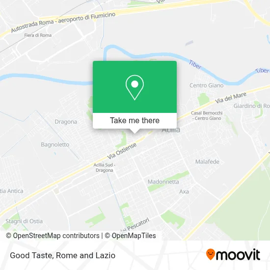 Good Taste map