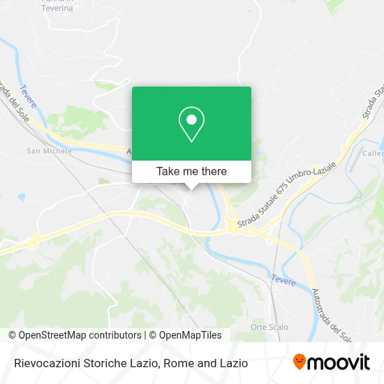 Rievocazioni Storiche Lazio map
