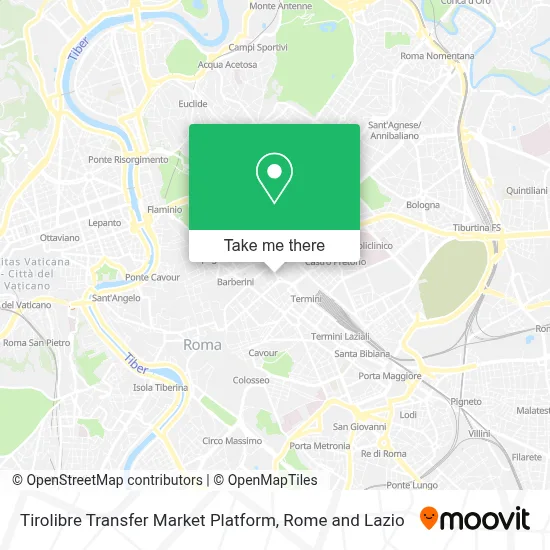 Tirolibre Transfer Market Platform map
