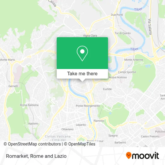 Romarket map