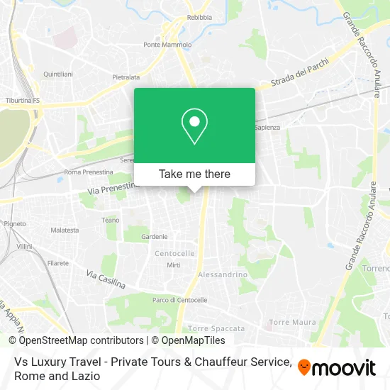 Vs Luxury Travel - Private Tours & Chauffeur Service map