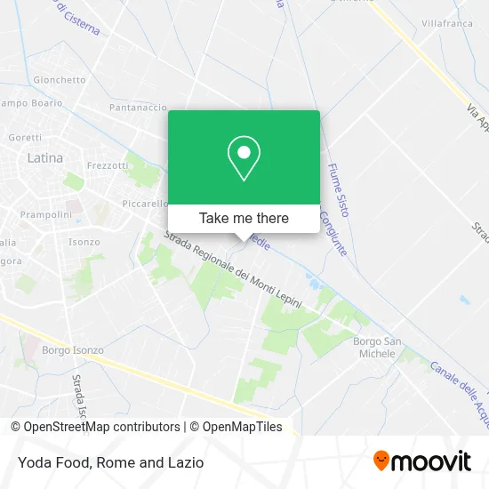 Yoda Food map